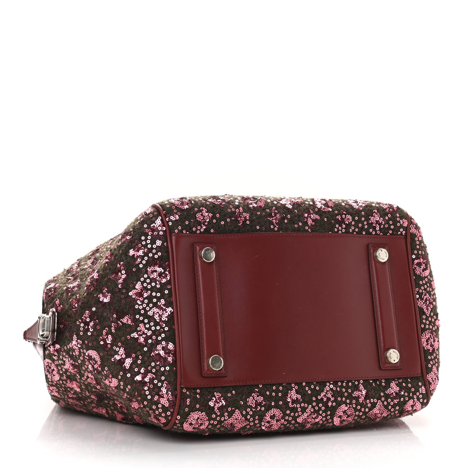 Louis Vuitton Sequin Monogram Sunshine Express North South Burgundy 3 of 9