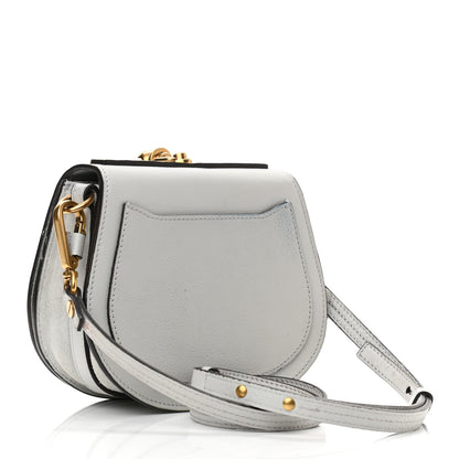Chloe Calfskin Suede Small Nile Bracelet Bag Airy Grey 3 of 10