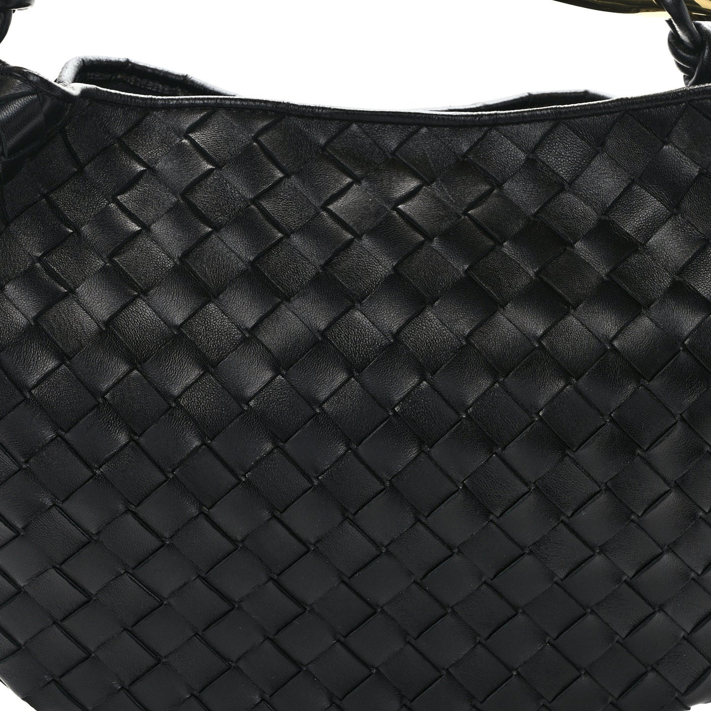Nappa Intrecciato Sardine Bag Black