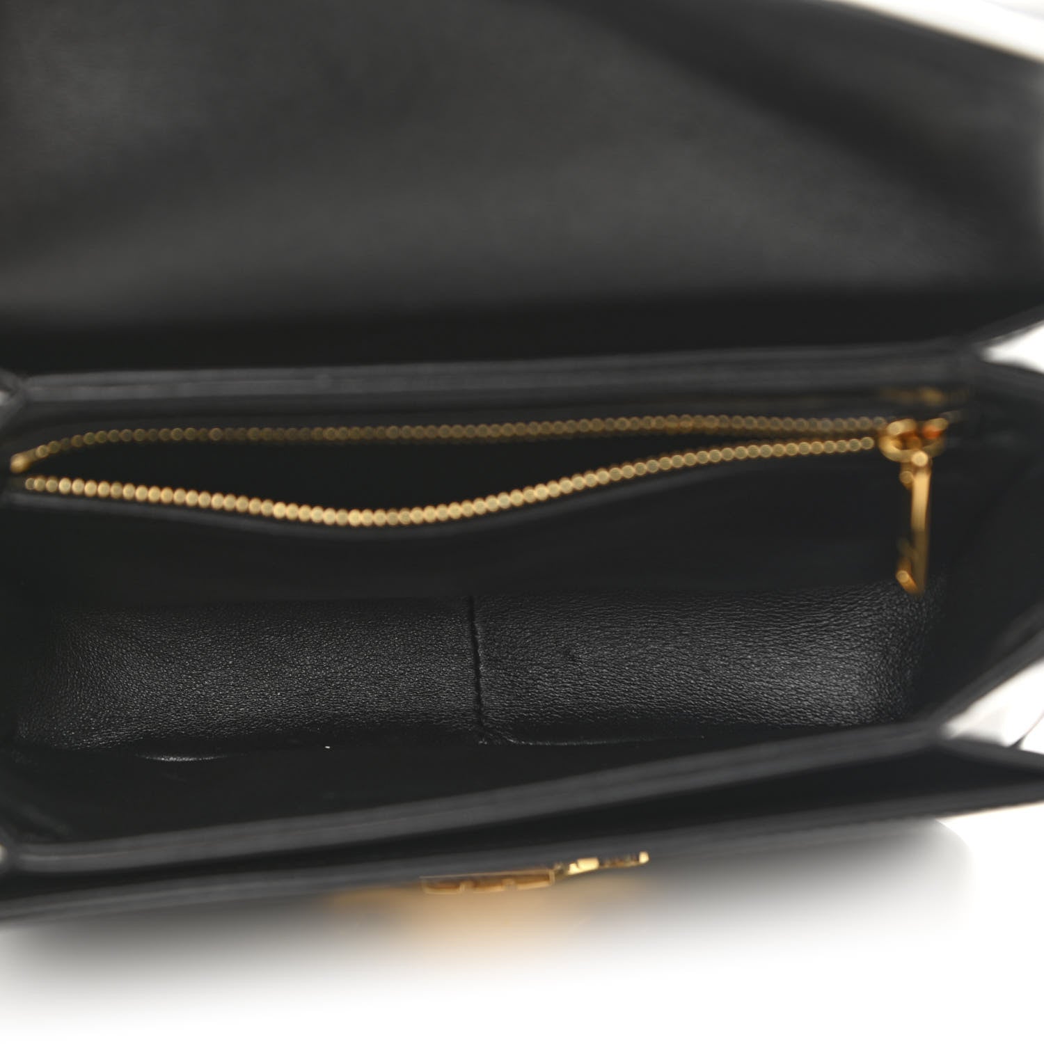 Celine Shiny Calfskin Small Triomphe Black 5 of 10