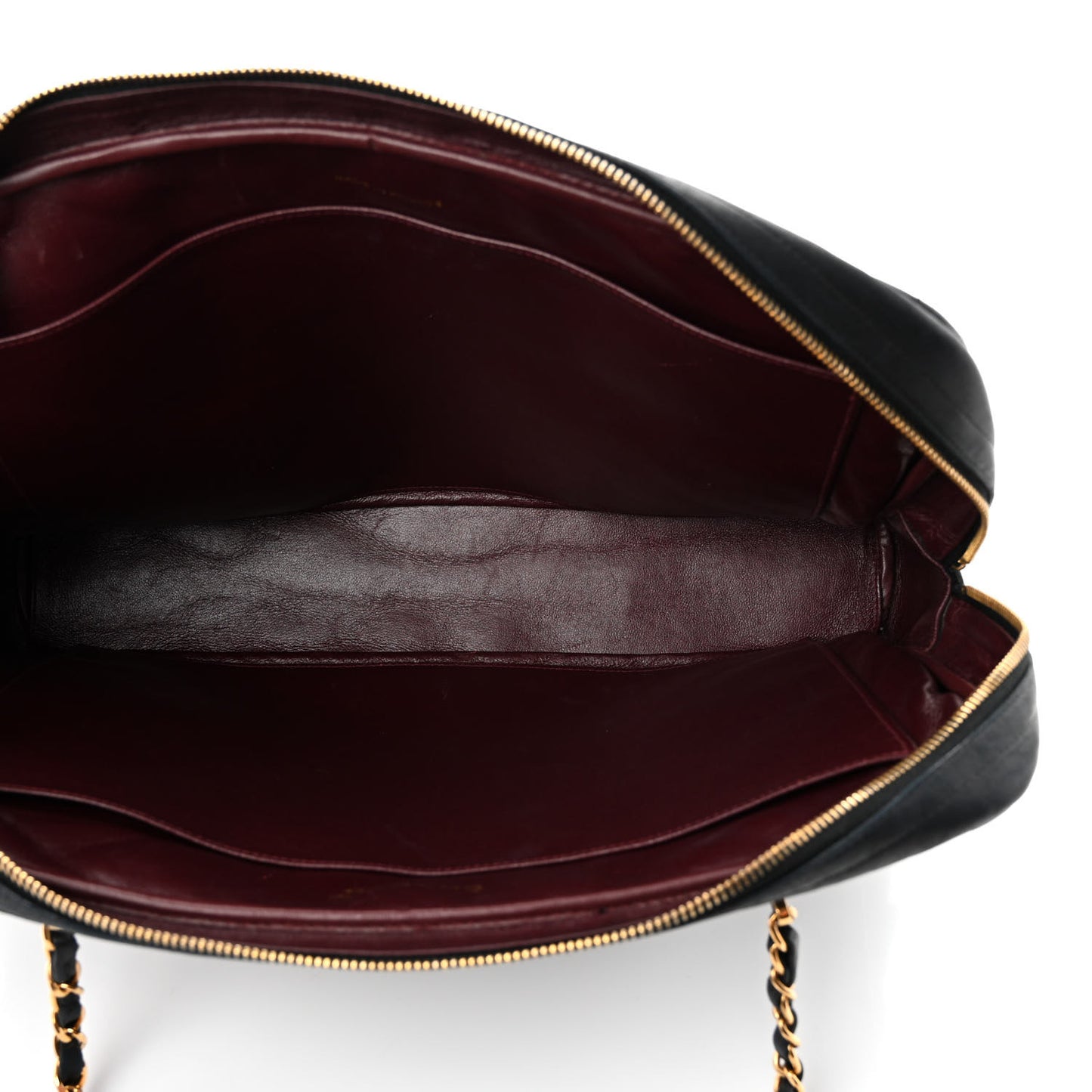 Lambskin Quilted Shoulder Bag Black