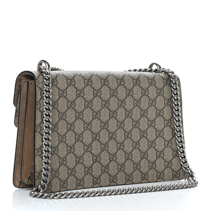 Gucci GG Supreme Monogram Small Dionysus Shoulder Bag Taupe 3 of 10