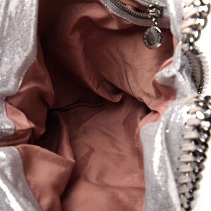 Stella McCartney Shaggy Deer Falabella Fold Over Tote Silver 5 of 10