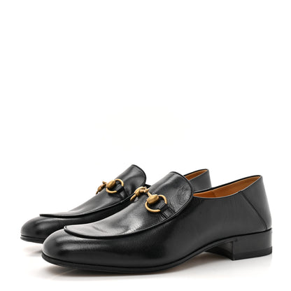 Gucci Goatskin Mens Horsebit Loafers 7 Black 4 of 9