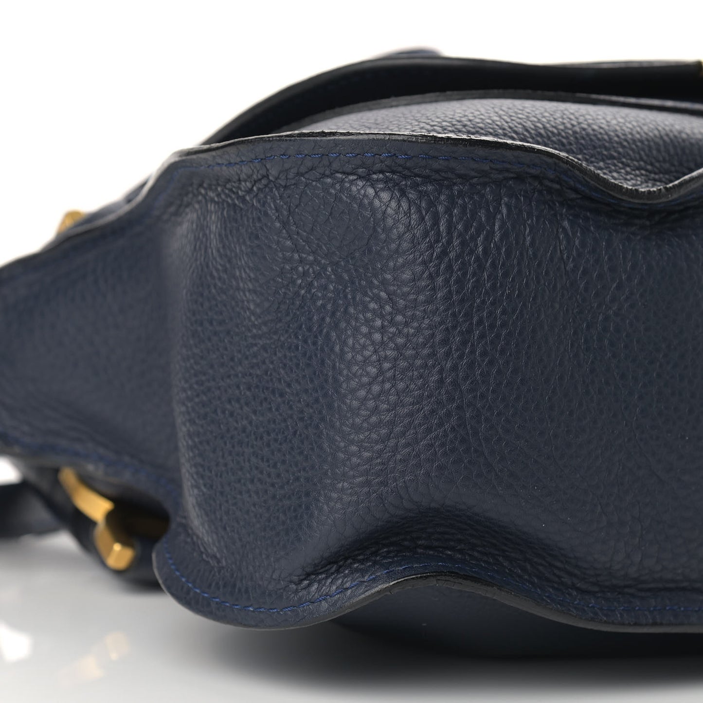Calfskin Medium Marcie Satchel Navy
