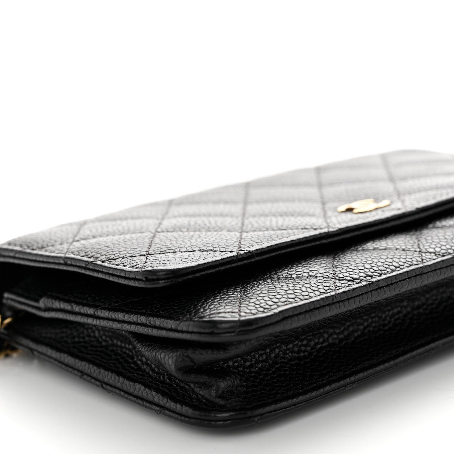Chanel Caviar Quilted Wallet on Chain WOC Black 5 of 12