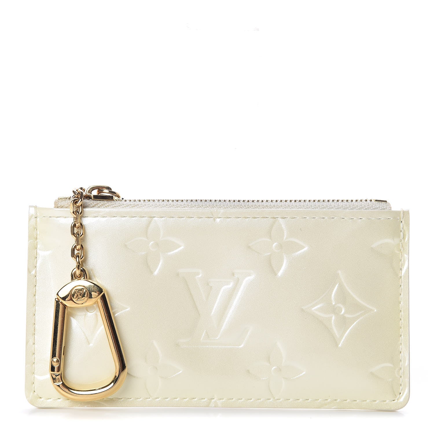 Louis Vuitton Vernis Key Pouch Perle 1 of 6