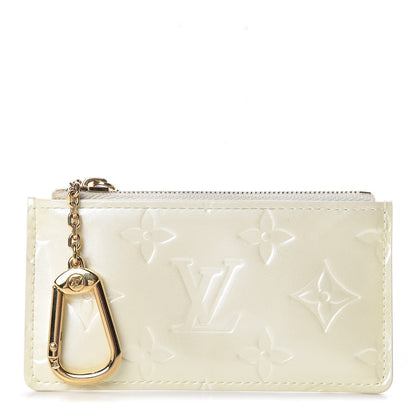 Louis Vuitton Vernis Key Pouch Perle 1 of 6