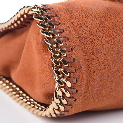Stella McCartney Shaggy Deer Mini Falabella Fold Over Tote Brandy 8 of 9
