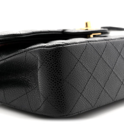 Chanel Caviar Quilted Small Double Flap Black 9 of 11
