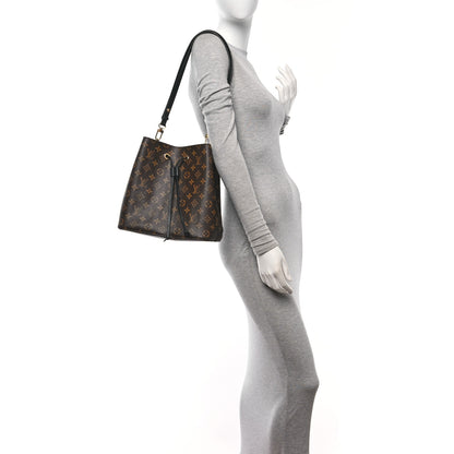 Louis Vuitton Monogram Neonoe MM Black 2 of 12