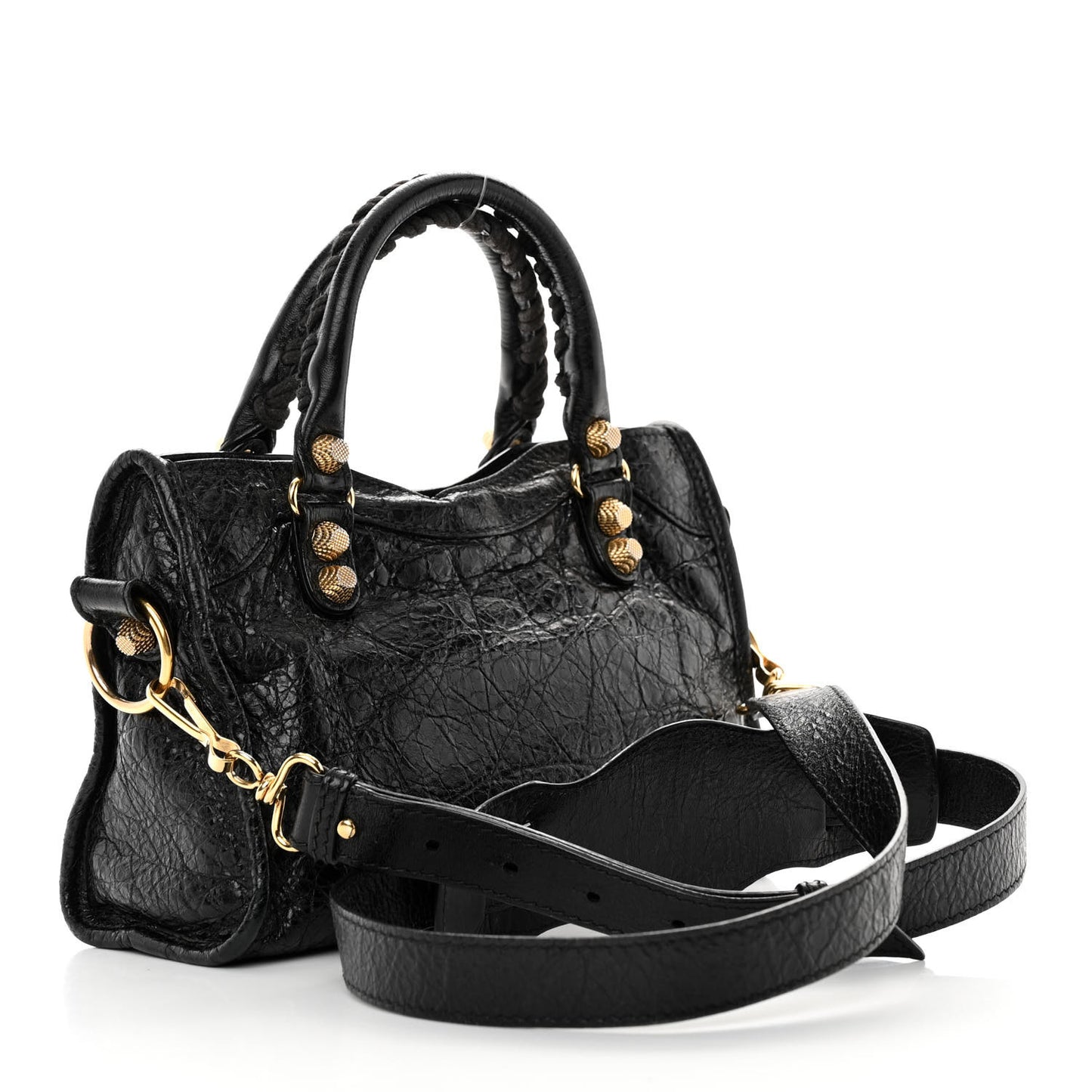Agneau Giant 12 Gold Hardware Mini City Black