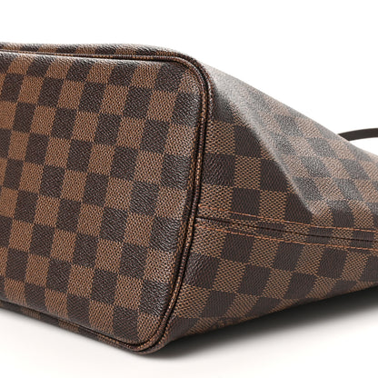 Louis Vuitton Damier Ebene Neo Neverfull MM Rose Ballerine 10 of 10