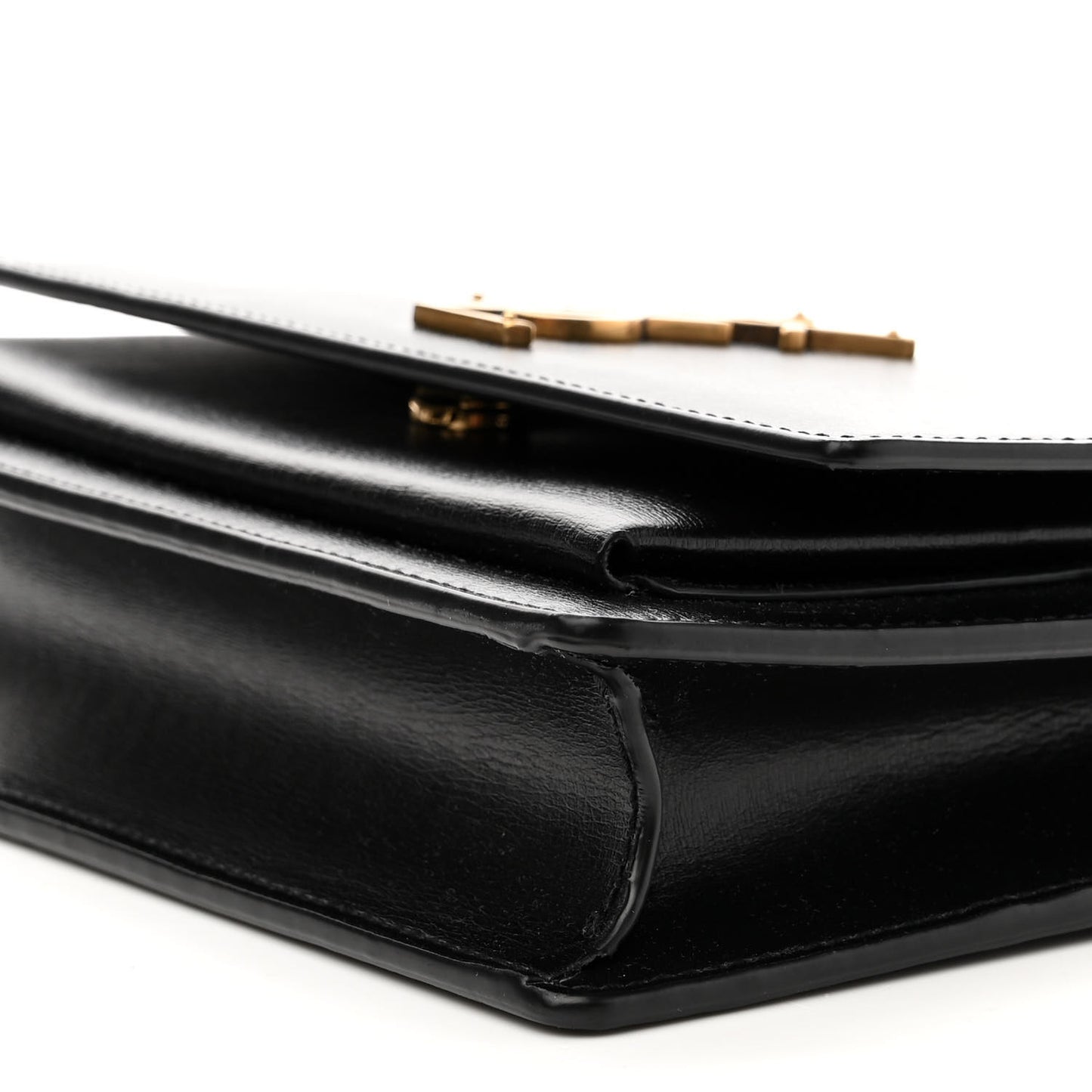 Calfskin Monogram Sunset Chain Wallet Black