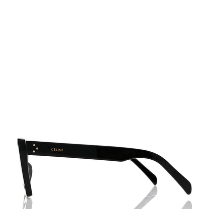 Celine Acetate Polarized Square Sunglasses CL40090I Black 3 of 7