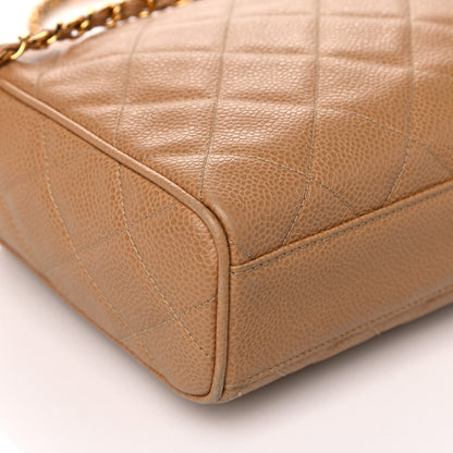 Chanel Caviar Quilted CC Camera Case Beige 14 of 22