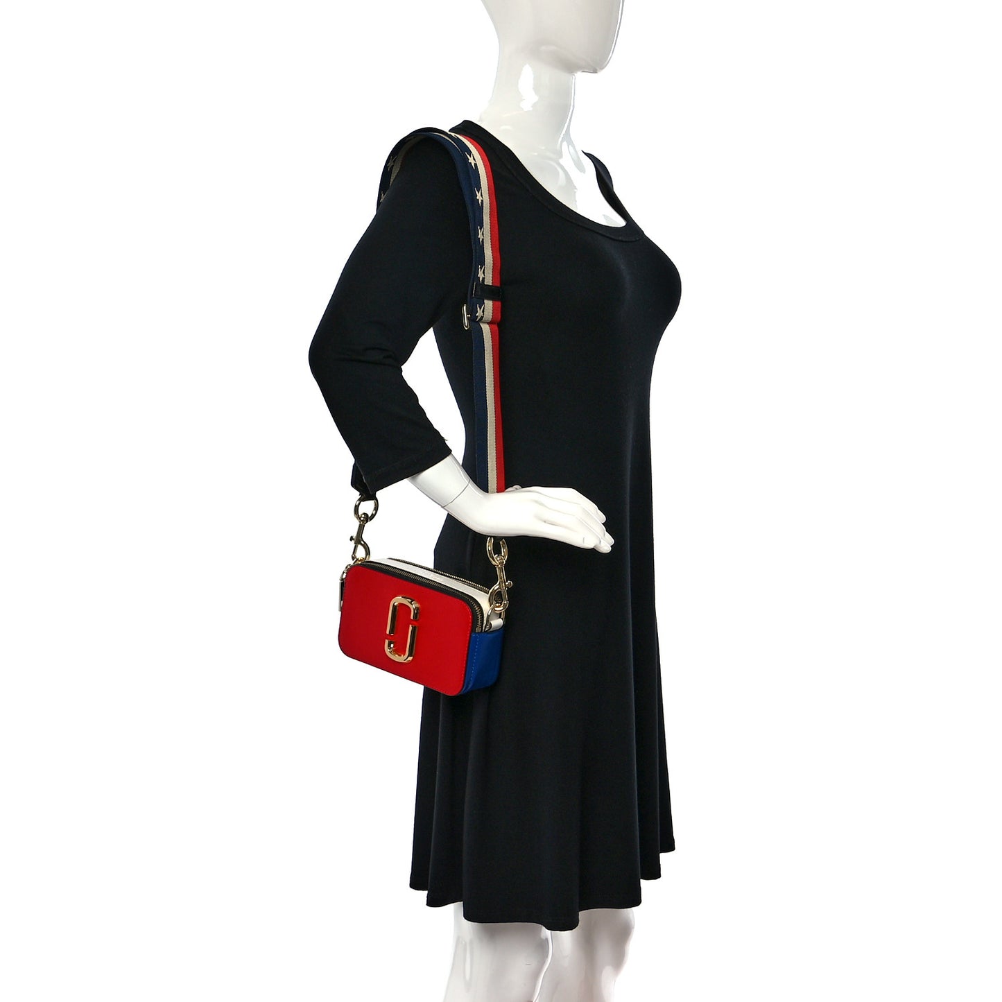 Saffino Small Snapshot Colour Block Camera Bag Red Pepper Multicolor