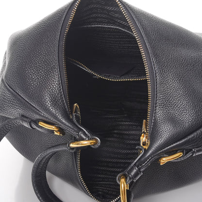 Prada Vitello Daino Hobo Nero Black 5 of 8