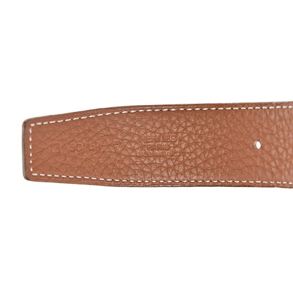 Hermes Box Togo 32mm H Belt 80 Black Gold 6 of 6