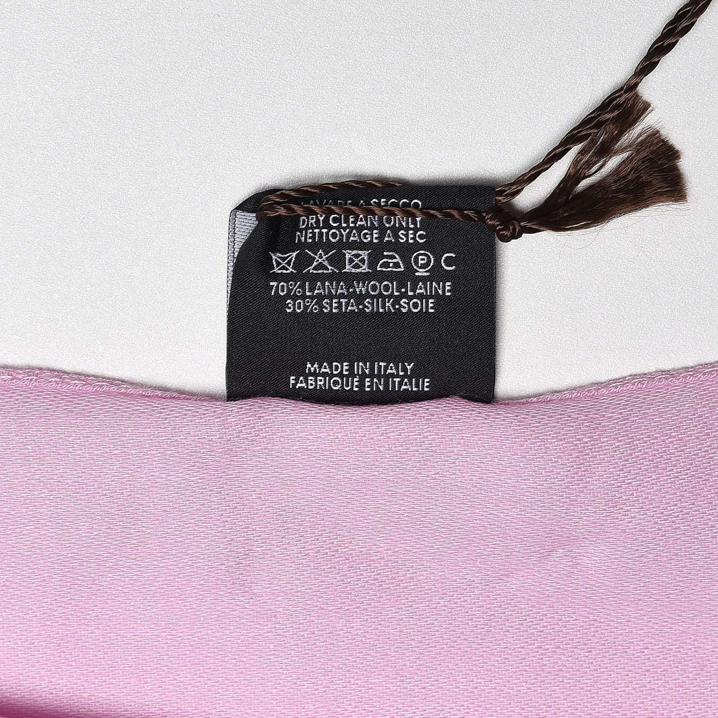 Wool Silk GG Monogram GGNat Scarf Rose