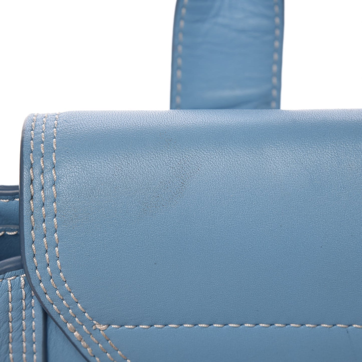 3.1 Smooth Calfskin Mini Pashli Satchel Powder Blue