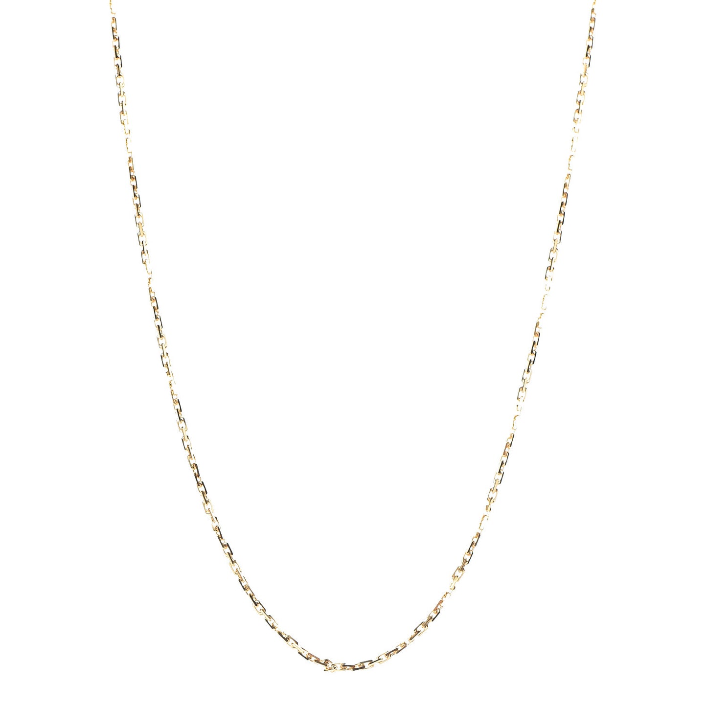 18K Yellow Gold Chain Necklace