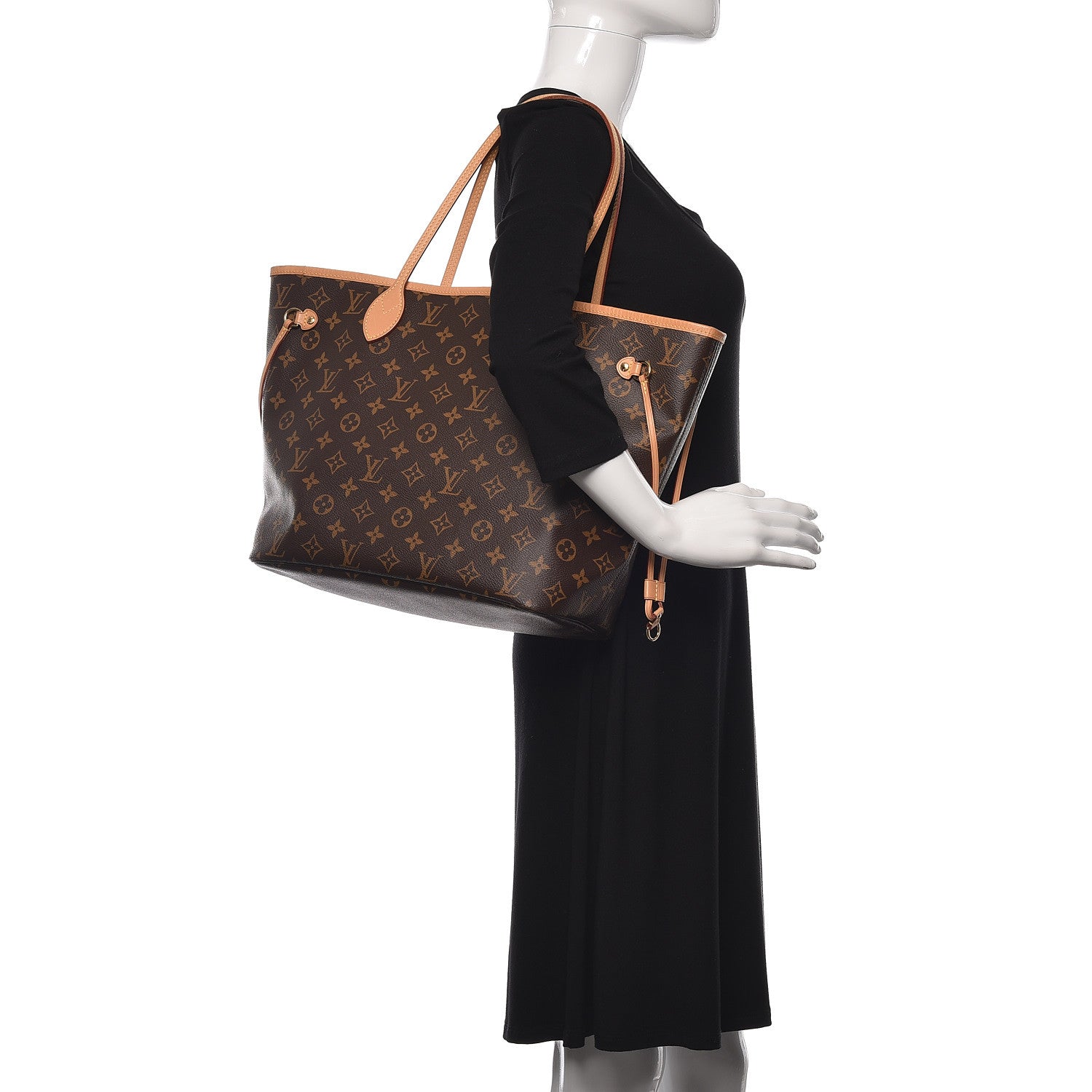 Louis Vuitton Monogram Neo Neverfull MM Rose Ballerine 2 of 15