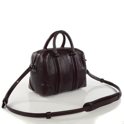 Givenchy Glazed Pebbled Calfskin Mini Lucrezia Aubergine 3 of 8