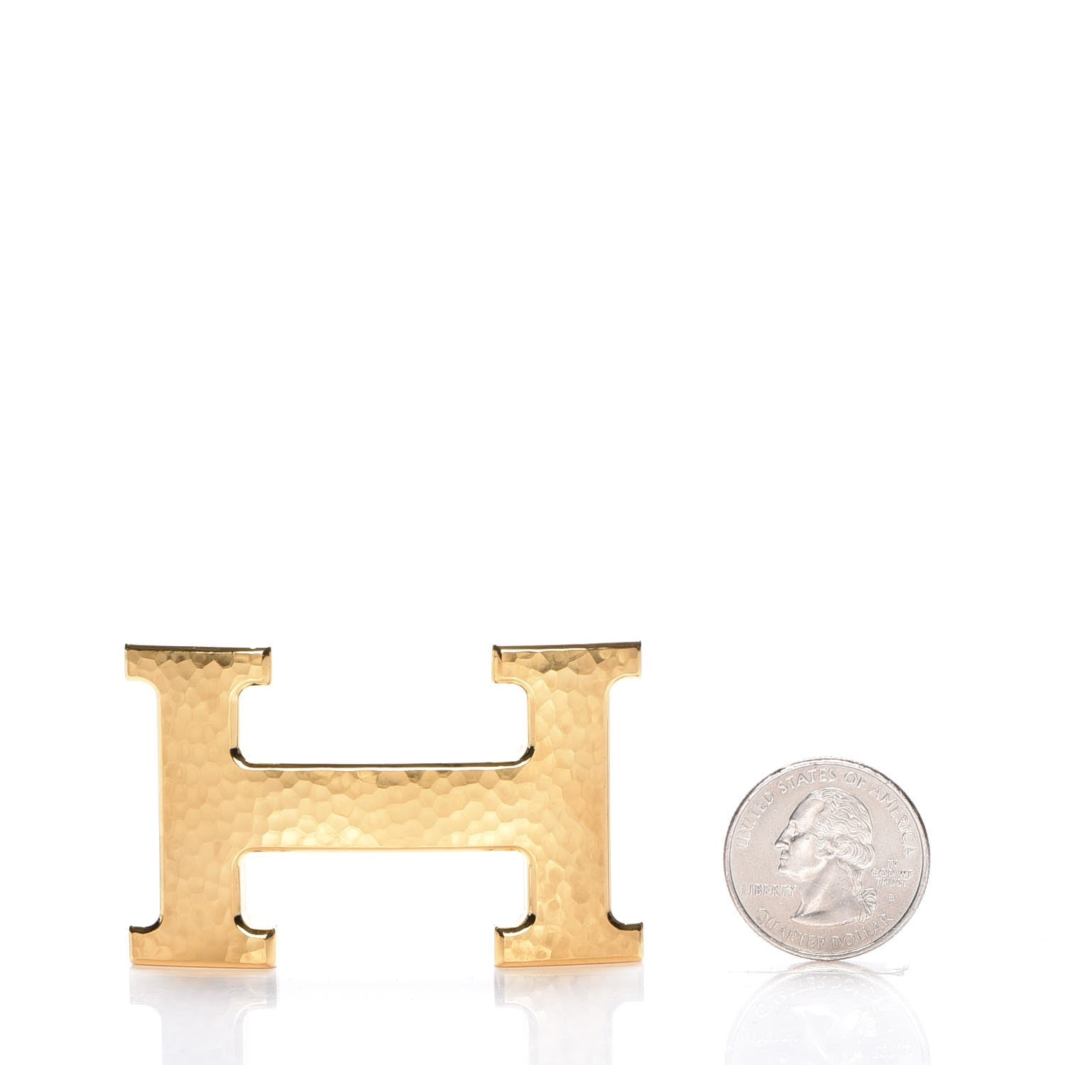 Hermes Martelee 32mm H Belt Buckle Gold 2 of 5