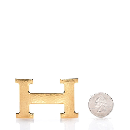 Hermes Martelee 32mm H Belt Buckle Gold 2 of 5