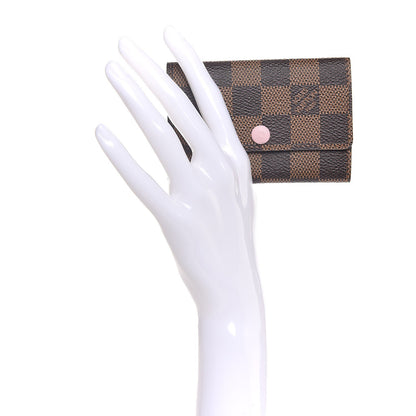 Louis Vuitton Damier Ebene Multicles 6 Key Holder Rose Ballerine 2 of 7