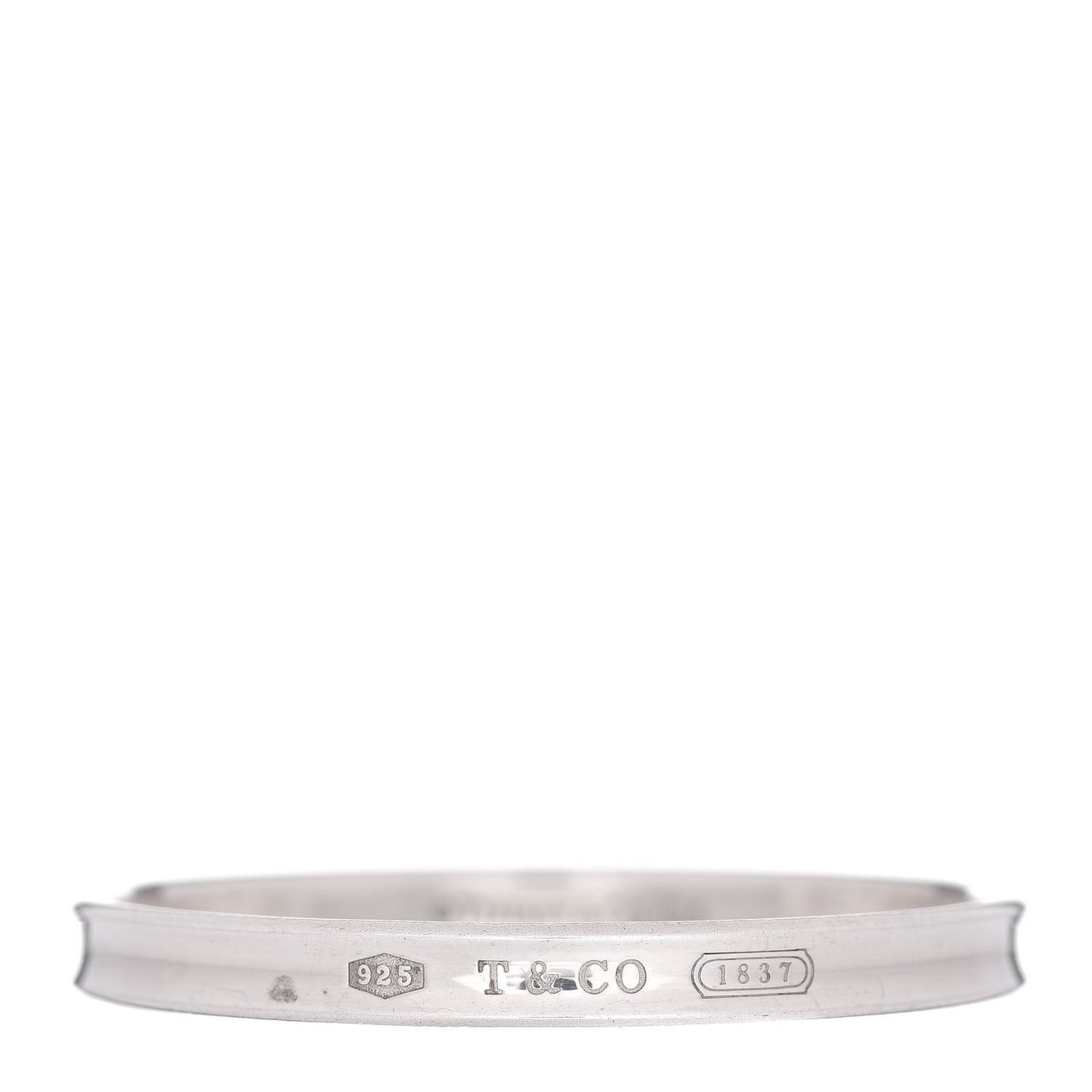 Sterling Silver Narrow 1837 Bangle Bracelet