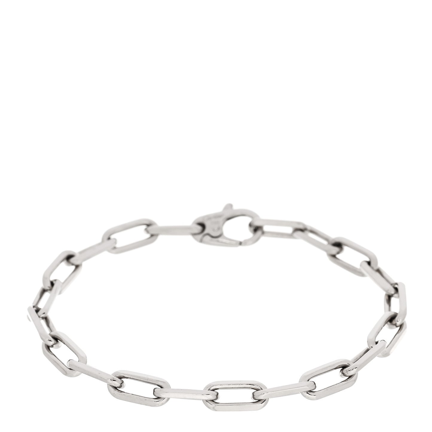 18K White Gold Santos de Cartier Bracelet