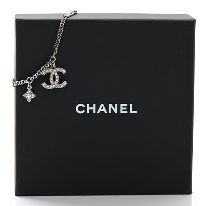 Chanel Crystal Pearl CC Bracelet Silver 5 of 5