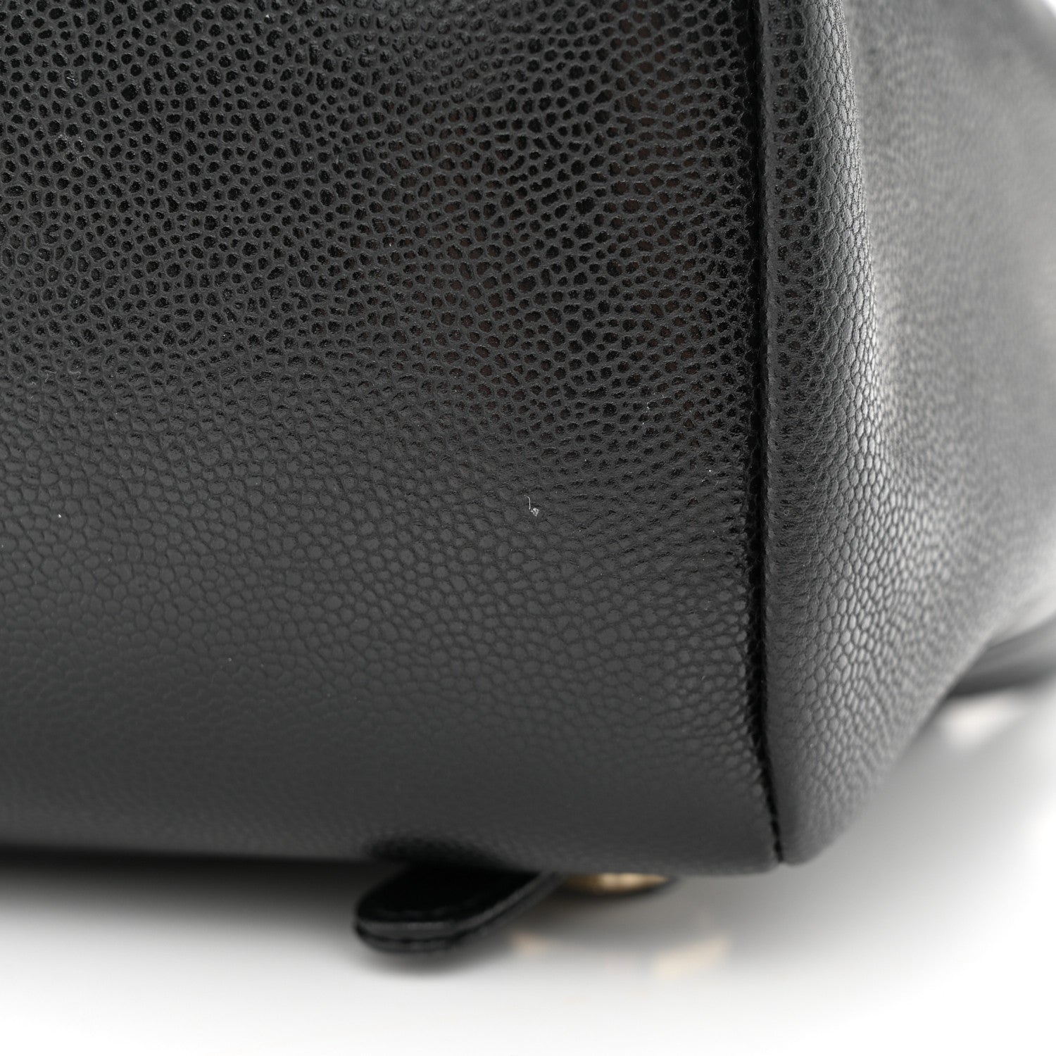 Chanel Caviar Quilted Business Affinity Backpack Black 13 of 15