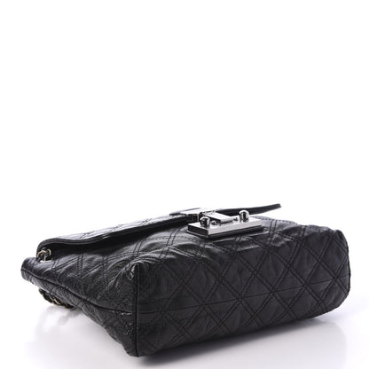 Marc Jacobs Lacquered Lambskin Baroque The Large Single Flap Black 4 of 13