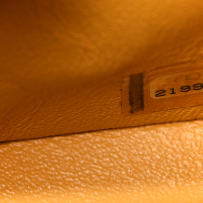 Chanel Caviar Quilted Medium Double Flap Yellow 7 of 11