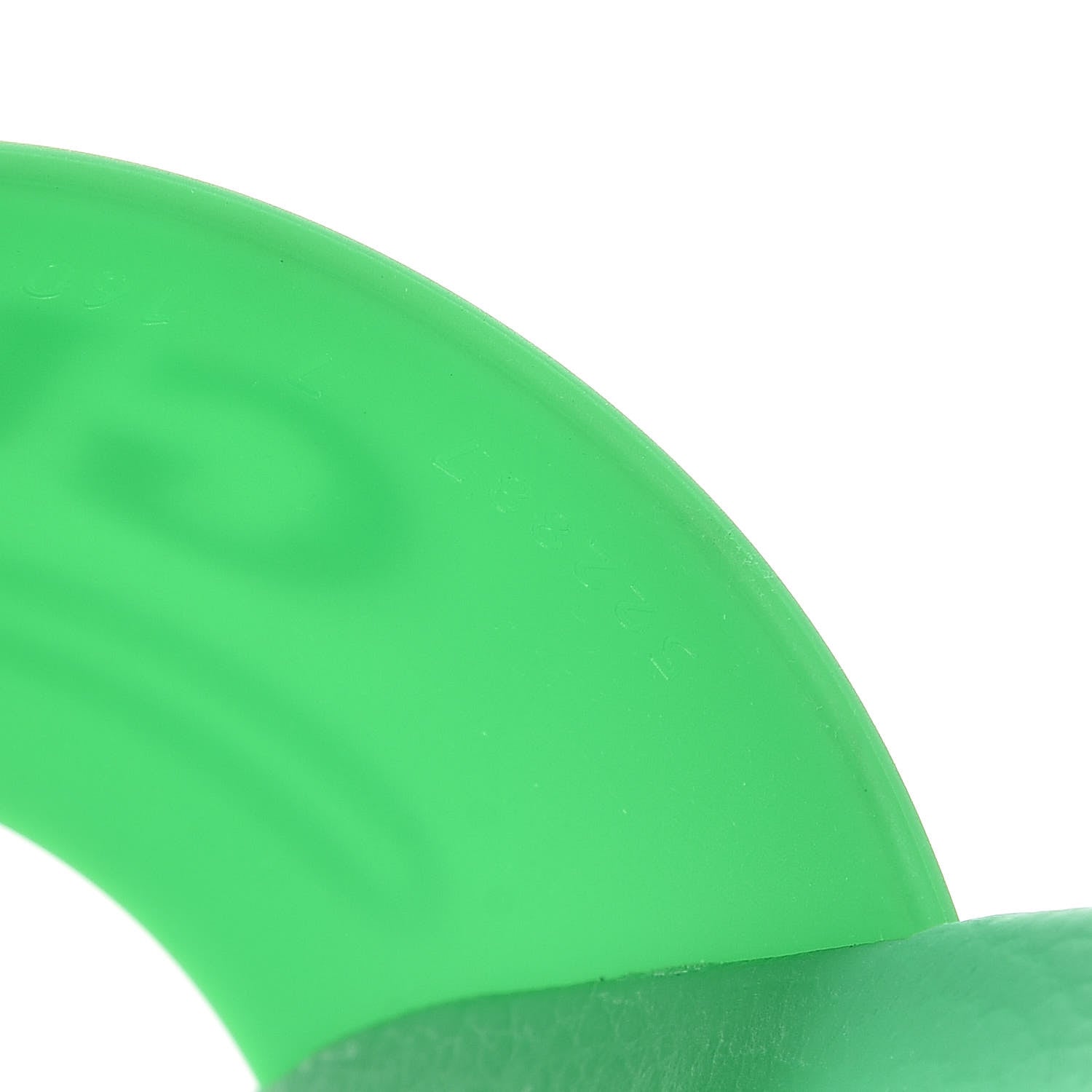 Gucci Rubber Logo Stamped Mens Slide Sandals 7 Verde 10 of 11