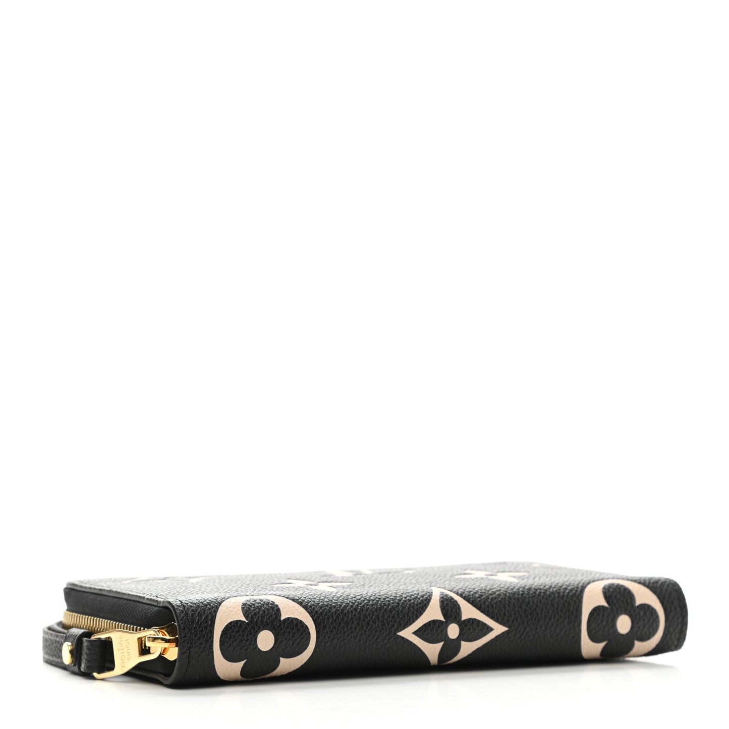 Empreinte Monogram Giant Zippy Wallet Black Beige