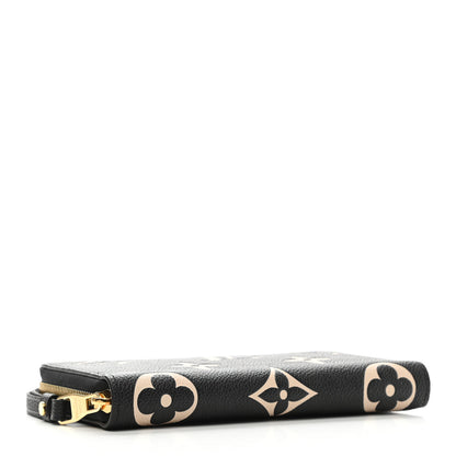 Louis Vuitton Empreinte Monogram Giant Zippy Wallet Black Beige 4 of 7