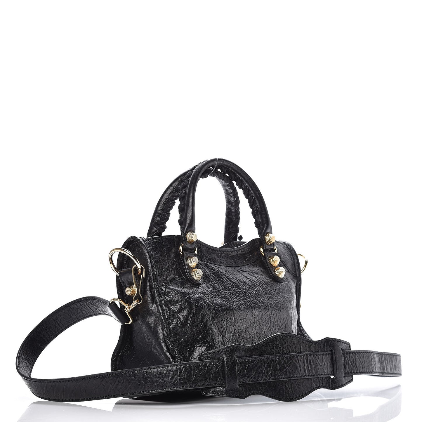 Agneau Giant 12 Gold Hardware Mini City Black