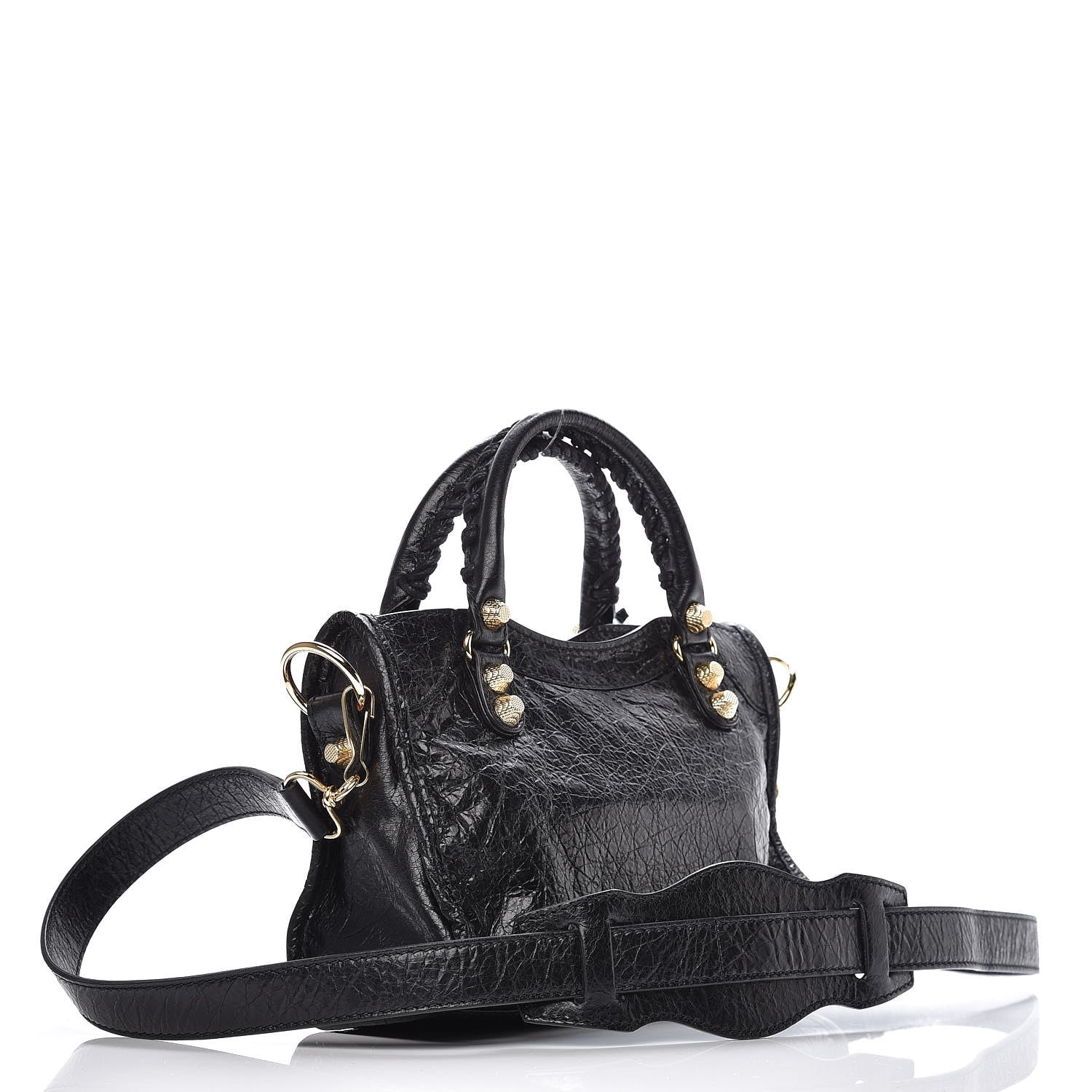 Balenciaga Agneau Giant 12 Gold Hardware Mini City Black 3 of 9