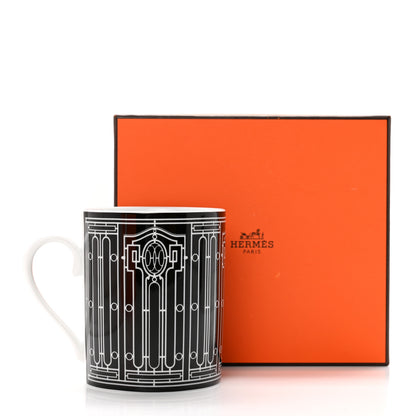 Hermes Porcelain H Deco Mug N°2 Black 6 of 6