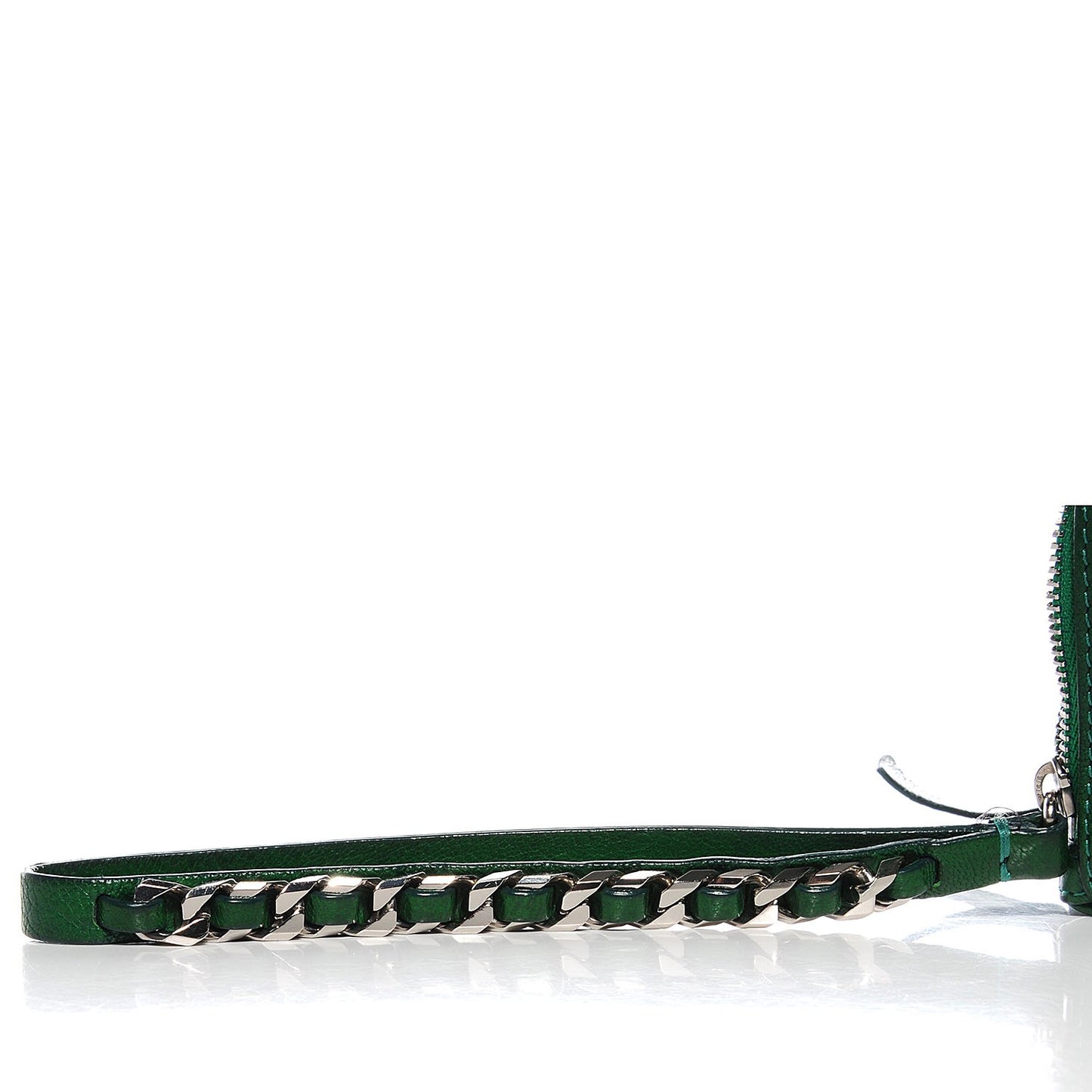 Sugar Goatskin Pandora Wristlet Emerald