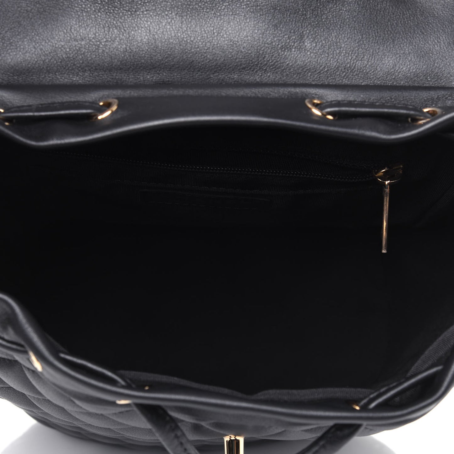 Lambskin Quilted Small Urban Spirit Backpack Black