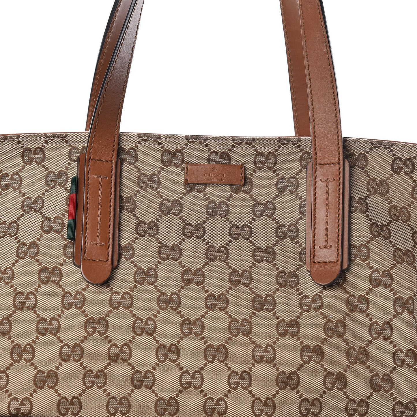 Monogram Large Original Tote Tan