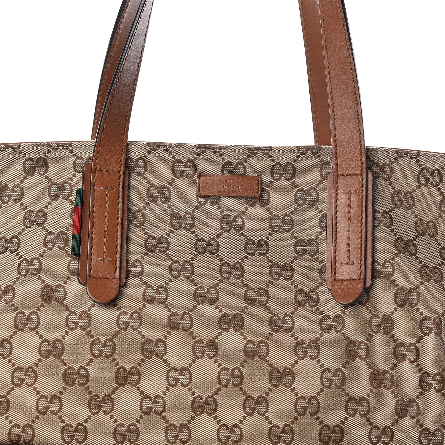 Gucci Monogram Large Original Tote Tan 9 of 11