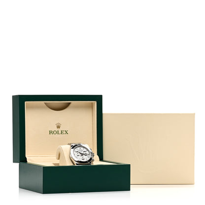 Rolex Stainless Steel 40mm Oyster Perpetual Cosmograph Daytona Watch White 116520 5 of 5