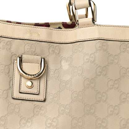 Gucci Guccissima Large Abbey Tote Off White 15 of 17