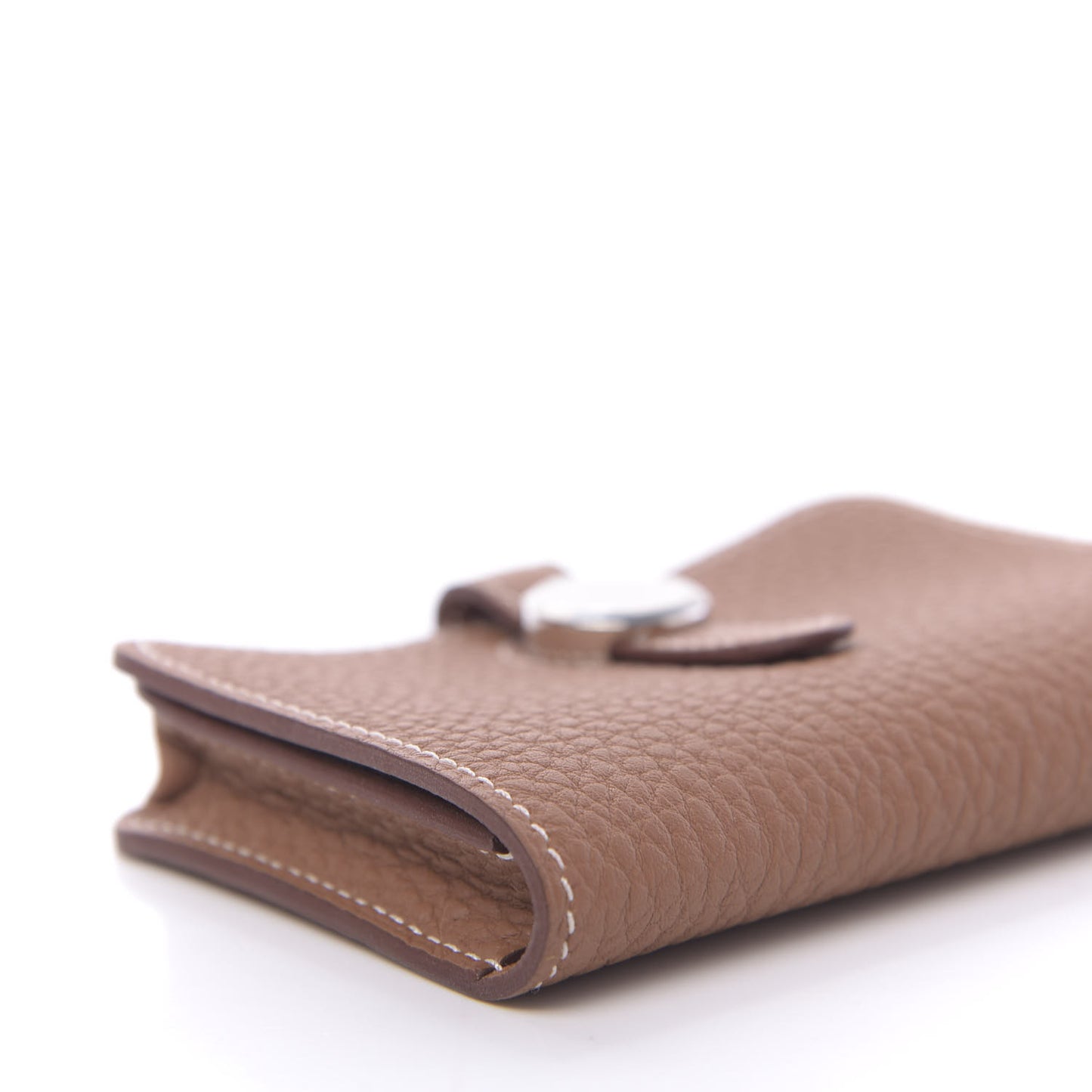Togo Dogon Card Case Key Holder Gold